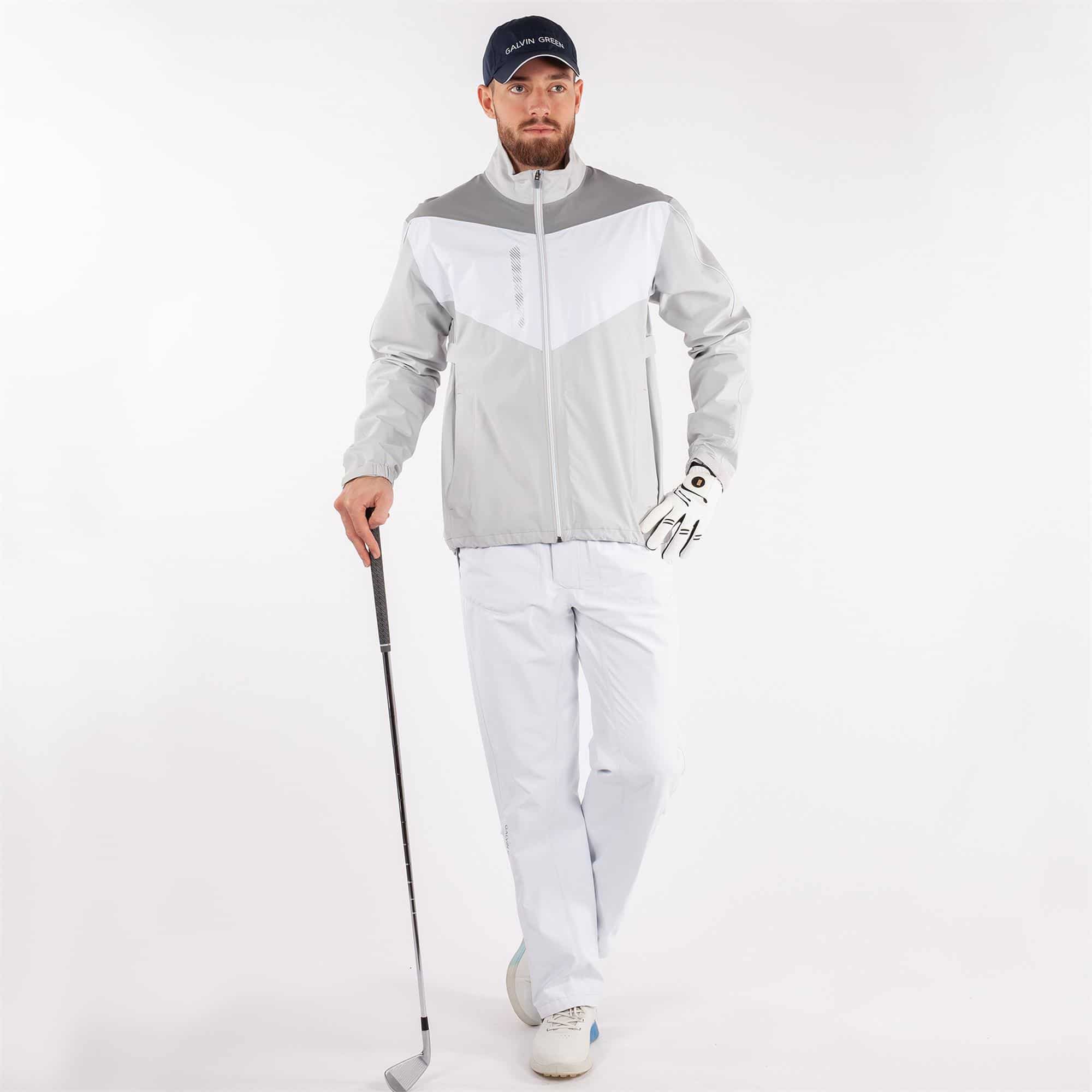 Galvin Green Armstrong Paclite Gore-tex Waterproof Jacket Cool Grey/White/Sharksfin